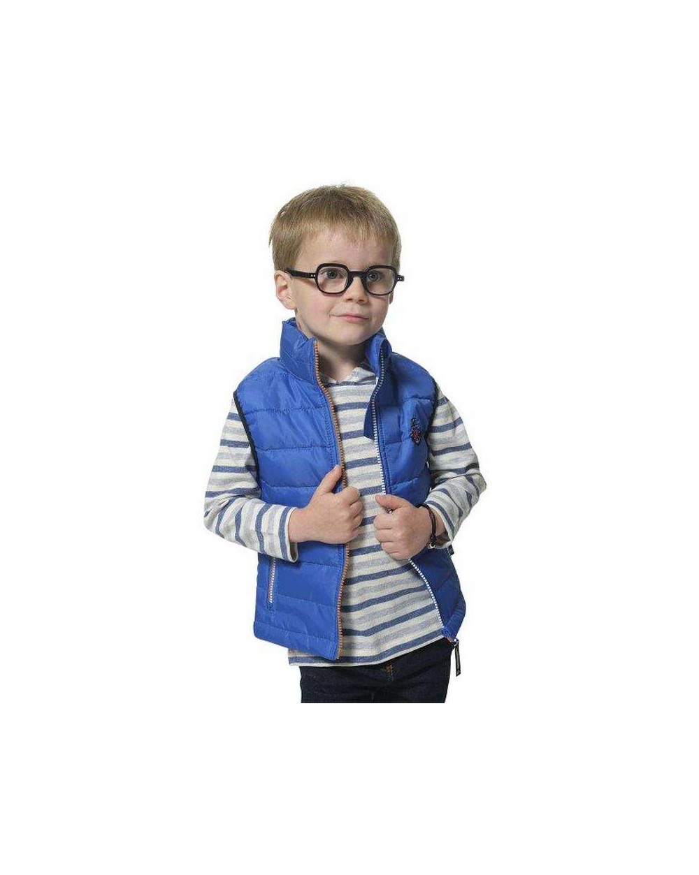 Gilet Sans Manches Pour Petit Garçon - Veste Matelassée Chaude Avec Capuche Pour L'hiver (3-15 Ans)