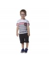 T-shirt garçon style marin