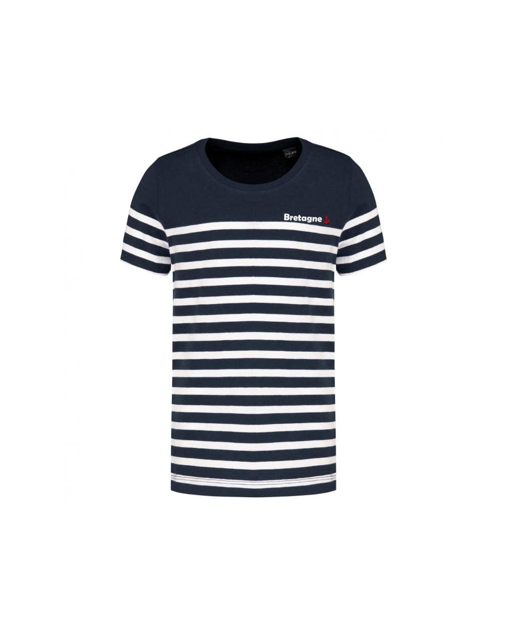 Marinière enfant Bretagne marine blanc