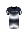 Marinière enfant Bretagne marine blanc
