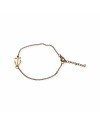 Bracelet ancre femme doré