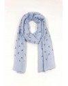 Foulard ancre bleu ciel