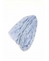 Foulard ancre bleu ciel